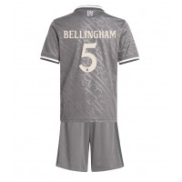 Maglia Calcio Real Madrid Jude Bellingham #5 Terza Divisa Bambino 2024-25 Manica Corta (+ pantaloncini)